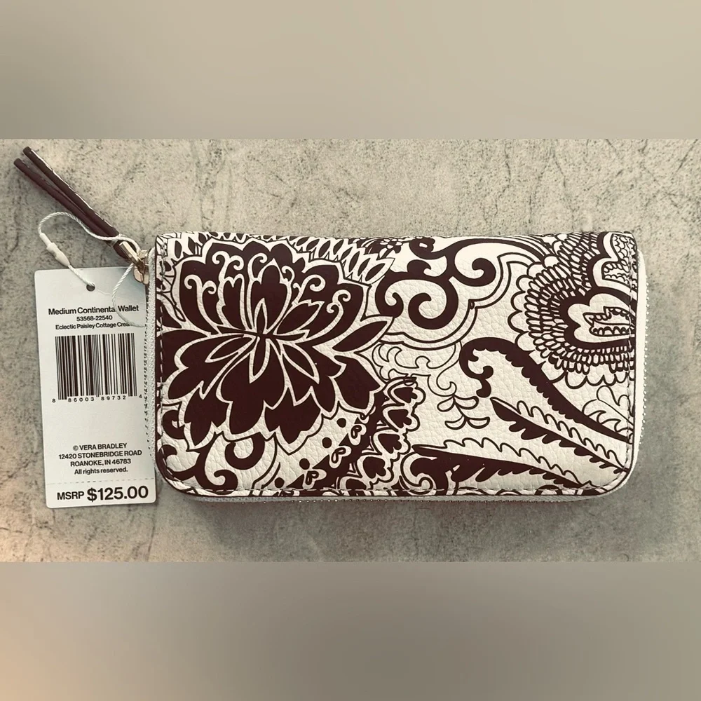 Vera Bradley Medium Continental Wallet